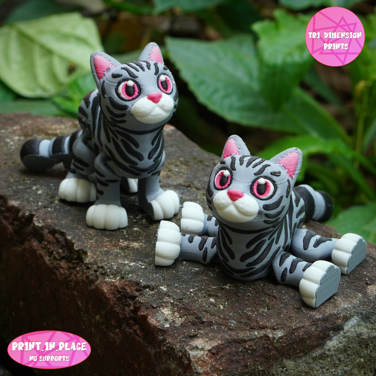 American Shorthair Cat Keychain