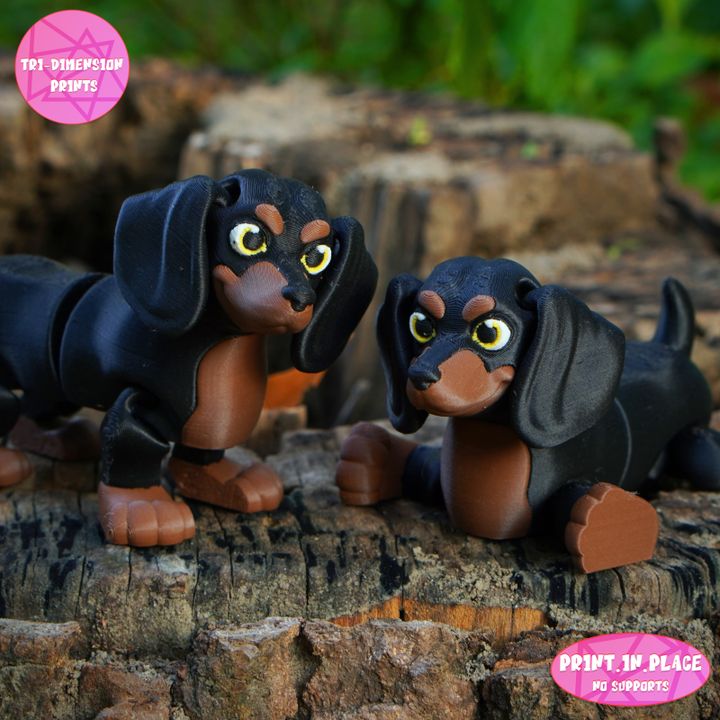 Dachshund Keychain