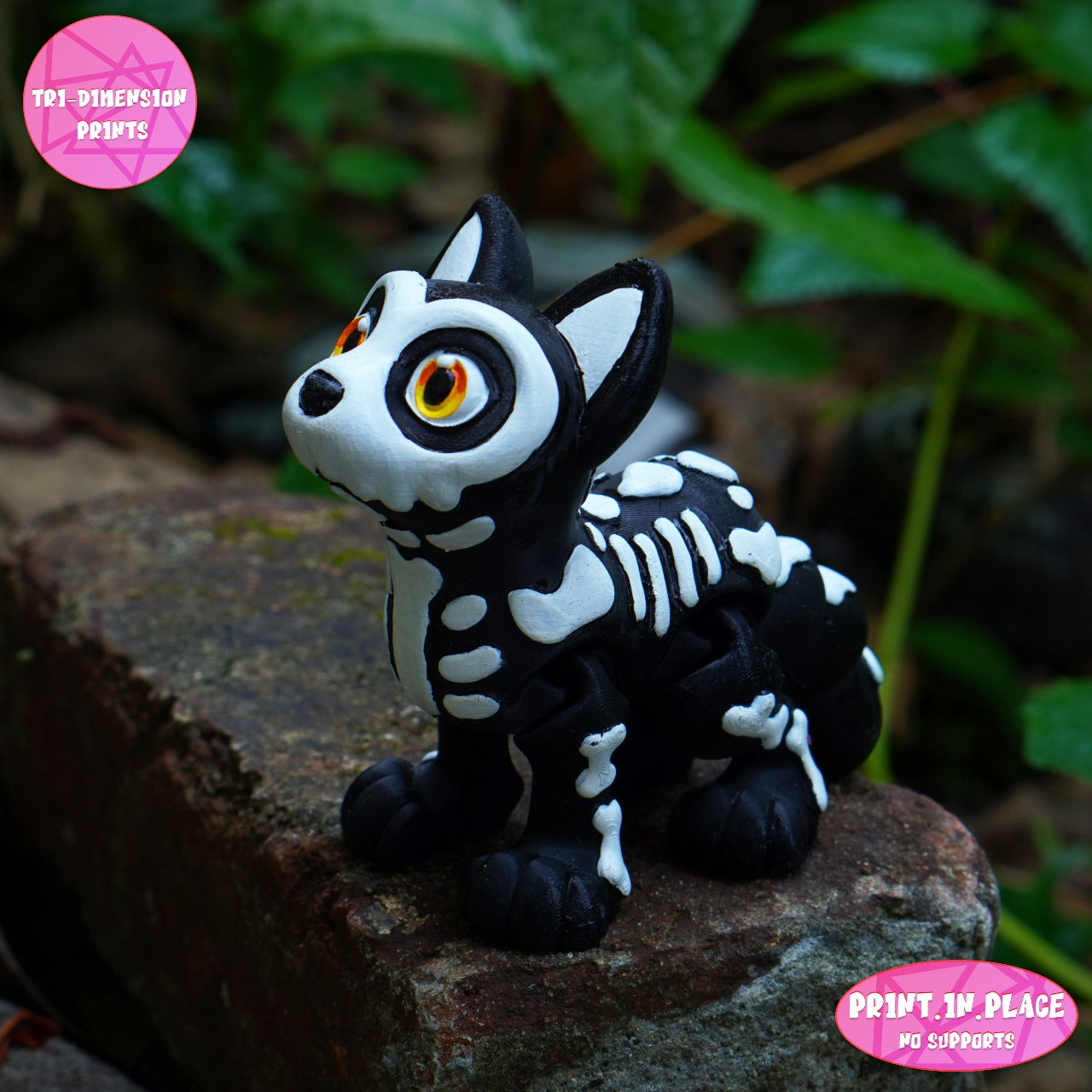 Ghost Cat Keychain