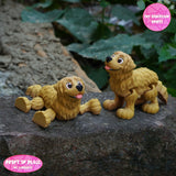 Golden Retriever Keychain