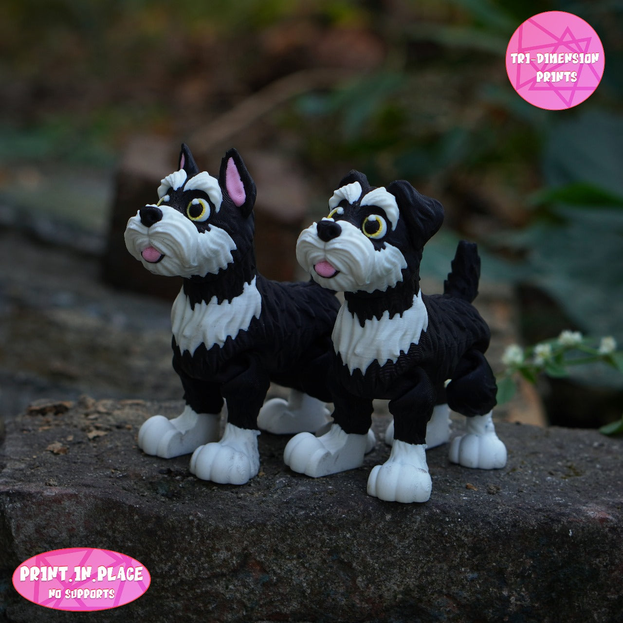 Schnauzer Keychain