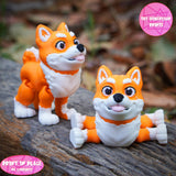 Shibu Inu Keychain