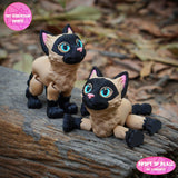 Siamese Cat Keychain