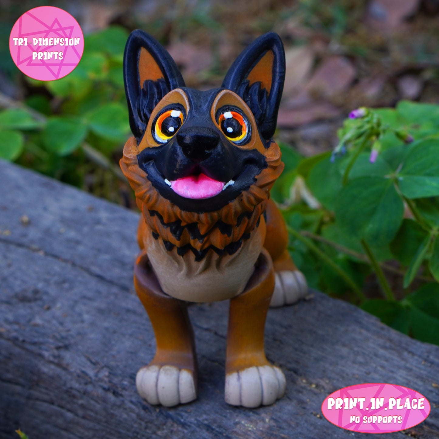 German Shepard Keychain