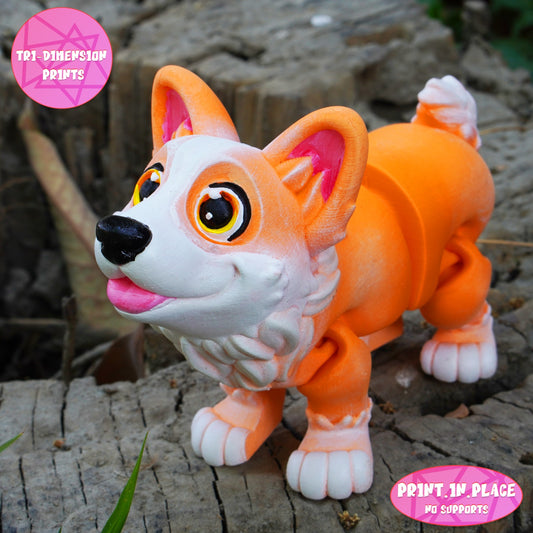Corgi Keychain
