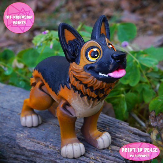 German Shepard Keychain