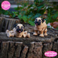 Pug Keychain
