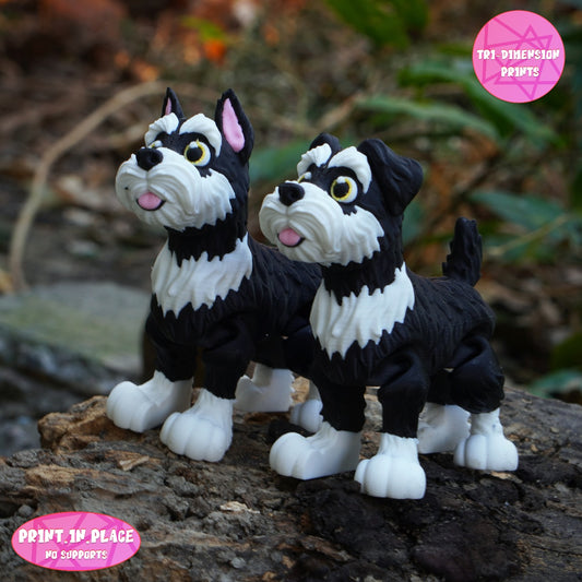 Schnauzer Keychain