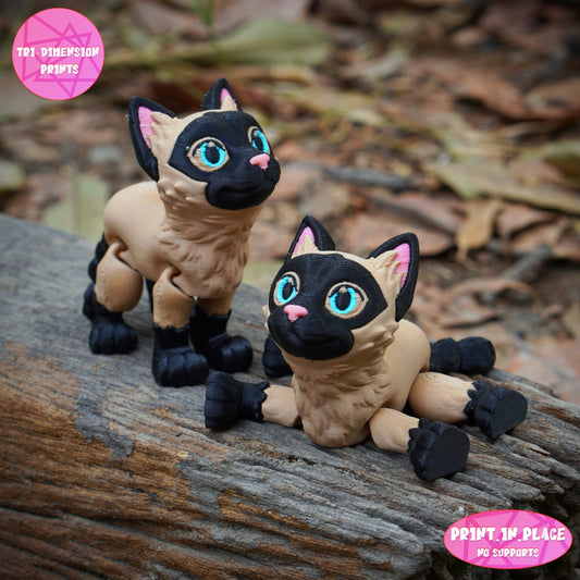 Siamese Cat Keychain